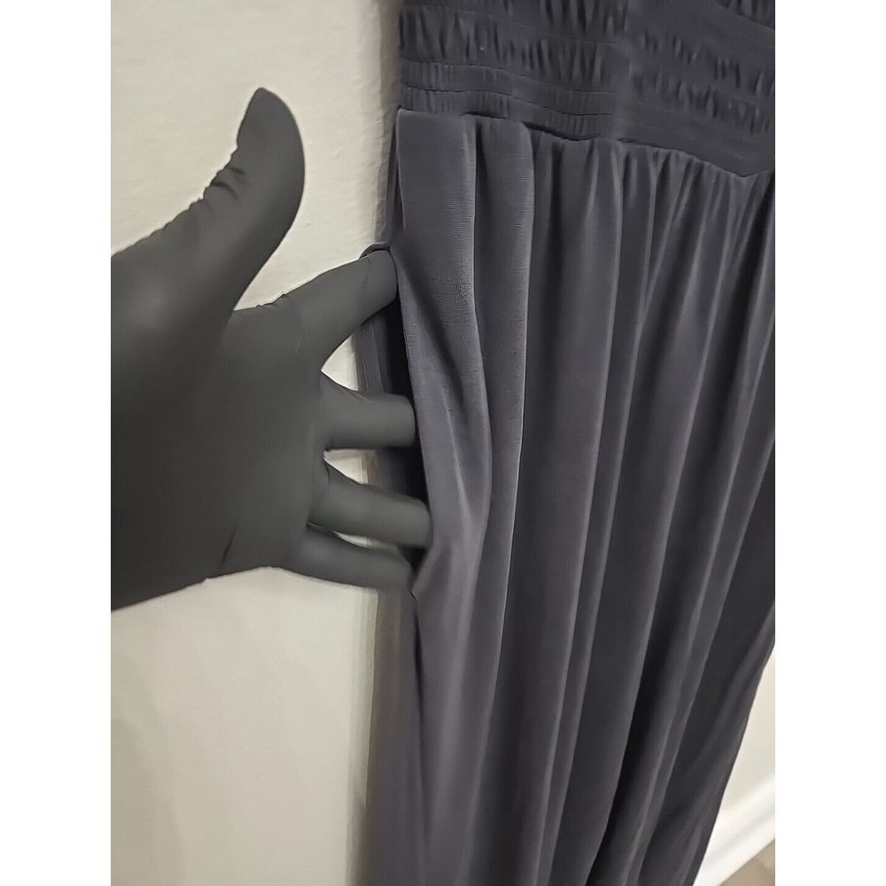Anthropologie Saturday Sunday Modal Rebecca Wide Leg Smocked Jumpsuit Modal - Picture 3 of 8